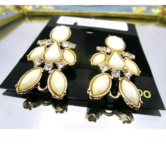 New goldtone dangle earrings - Picture 1 of 1